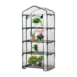 Greenhouses Outdoor For Garden Gardening Warm Waterproof Greenhouse Portable Mini Planter House Flower Frame Meaty Sun Room Hothouse Cover