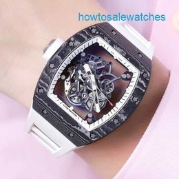 RM Watch Luxury Watch Swiss Watch Rm055 Automatic Mechanical Watch Series Rm055 Ntpt Carbon Fibre Fashion Leisure Sports Wrist Timepiece