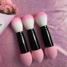 Makeup Brushes Professional Double Brush Makeup Sponge Imagic Cosmetic Powder Pen Up Blusher Brushes ldd240313