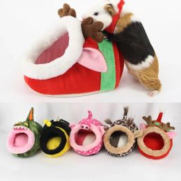 Cages Plush Pet House Guinea Pigs Hamsters Hedgehogs Rabbits Dutch Rats Super Warm High Quality Cute Warm Small Animal Bed Hamster