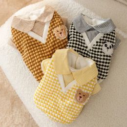 Sweaters Puppy Clothes Winter Autumn Fashion Stripe Sweater Pet Cute Cartoon Pullover Small Dog Desinger Knitwear Chihuahua Yorkshire