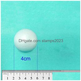 Beads 3Cm 4Cm 5Cm White Modelling Polystyrene Styrofoam Foam Ball Decoration Supplies Decorative Balls Filler Mini Drop Delivery Home Dhfov