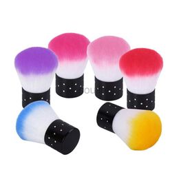 Makeup Brushes Nail UV Paint Gel Dust Powder Blusher Brush Nail Dust Makeup Brush Mushroom Manicure Remover Tools Accessories ldd240313