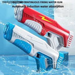 Sand Play Water Fun Gun Toys Electric water gun childrens toys automatic pump induction absorption outdoor large capacity swimming pool 230506 Q240307 L240312