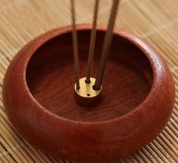 Rosewood Incense Burner For Incense Sticks Censer With 4 Holes Incense Holder Home Desk Decoration6898176