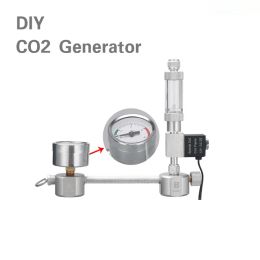 Equipment Zrdr Aquarium Co2 Generator System Diy Kit Solenoid Valve Reactor Accessories Water Plant Fish Tanks Check Cylinder Akvarium