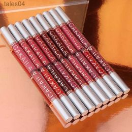 Lipstick 18 Colours Matte Lipgloss Wholesale Cheap Liquid Lipstick Makeup Lip Colour Batom Long Lasting Sexy Red Pink Nude Lip Gloss Bulk 240313