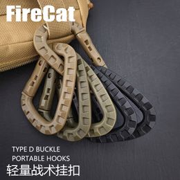 ITW Lightweight Medium Outdoor Mountaineering Buckle Mountaineering Bag with Plastic Steel Quick Hang Key D Chain Nylon Buckle