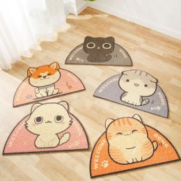 Mats Cat Litter Mat Cat's House Pet Food Splash Proof Bed for Cats Mat Nonslip Pads Clean Washable Home Pets Accessories