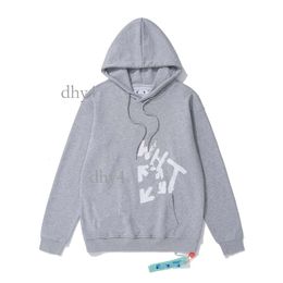 Men's Hoodies Sweatshirts Offs Whiteshirt Style Fashion Sweater Painted Arrow Crow Stripe Hoodie and Women's T-shirts Offs White Black Off Whites 148