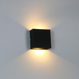 Wall Lamp IP65 Waterproof Indoor Outdoor Aluminium 6W 10W Light Surface Mounted Cube LED Garden Room Decoration2792