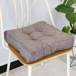 Pillow Solid Colour Thickened Square Seat Chair Soft Sofa Backrest Waist Support Pillows Home Decor