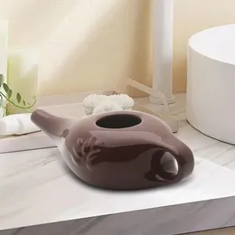 Hip Flasks Ceramic Neti Pot Nasal Irrigator For Nose Washing Removes Dust Men Women