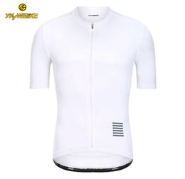 YKYWBIKE Mens Cycling Jersey RAPHA White MTB Jersey Short Sleeve Bike Wear Maillot Ropa Ciclismo Hombre Cycling Clothing In Stock3904273