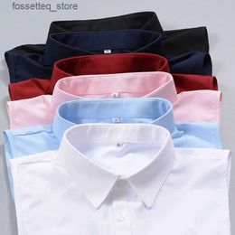 Neck Ties Elegant Fake Collar Shirt Men 2023 Removable White Mens Fake Collar Cotton False Collar Male Kragen Detachable Collars Nep Kraag L240313