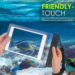 Covers MoKo Universal Waterproof Case Tablet Dry Bag Pouch for iPad Mini 2019/4/3/2 Samsung Tab 5/4/3 Galaxy Note 8 Tab S2/Tab E/Tab A