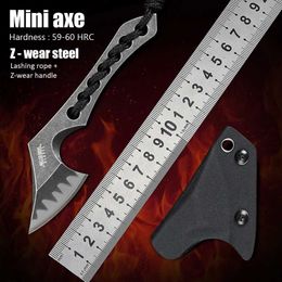 Camping Hunting Knives High Quality Mini Axe Cutting Box Electric Camping Blade Outdoor Self Defence EDC Hand Tool Kawaii Knives 240315