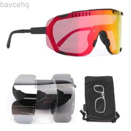 Occhiali da sole polarizzati da ciclismo per uomo all'aperto fotocromatici Occhiali da sole UV400 Set occhiali protettivi ldd240313