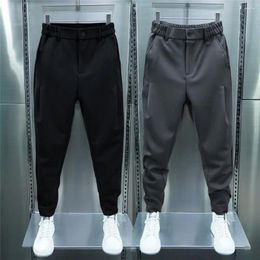 Men's Pants Harem Casual Tennis Sports Style With Elastic Waist Button Fastener Tape Cuffs Luxury For Autumn/winter