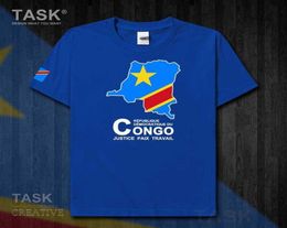 Congo COD Kinshasa Men039s Tshirt New Top Tshirt Short Sleeve Clothes Sweatshirt Country Map Summer Fashion Jersey Sports 50 2361342