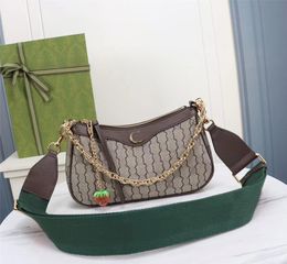 Ophidias series small strawberry crossbody bag chain underarm bag designer women's shoulder bag diagonal cross bag handbag