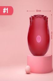 Rose Vibrator Clitoral Sucking Intense Suction Tongue Lick Clit Stimulator Nipple Massager Health Appliances Sex Toys For Woman Or5075049