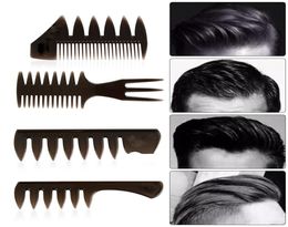 New Wide Teeth Hairbrush Fork Comb Men Beard Hairdressing Brush Barber Shop Styling Tool Salon Accessory Afro Hairstyle8918500