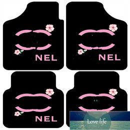 Car Foot Mat Universal Easy Cleaning Floor Mats Single Piece Cartoon Fashion Classic Brand Carpet Suede Four Seasons Universal