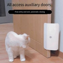 Cages Cat Door Dog Door Pet Auxiliary Door Free Access Pet Automatic Door Transformation Kit Supplies