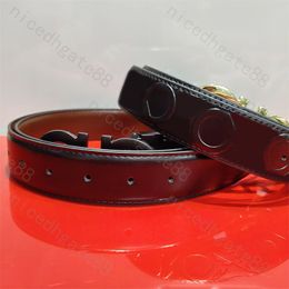 Luxury belt for mens designer leather belts unisex ordinary black waistband 35mm wide unique double sides reversible belt woman soft smooth buckle GA04 I4