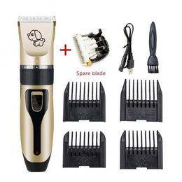 DHL Fast Professional Pet Hair Trimmer Animal Grooming Clippers Cat Cutter Machine Shaver Electric Scissor Clipper Dog sh240l