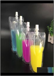 Other Baby Kids Maternity Drop Delivery 2021 Drink Packaging Spout Stand Up Bag Pack Outdoor Drinking Pouch Beverage Liquid Jui8096920