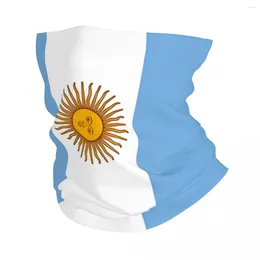 Scarves Flag Of Argentina Motocross Bandana Neck Gaiter Printed Face Scarf Multifunctional Headwear Cycling Unisex Adult
