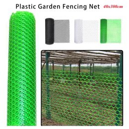 Netting 40x300cm Universal Plastic Chicken Wire Fence Mesh Hexagonal Fencing Wire for Gardening Poultry Floral Netting
