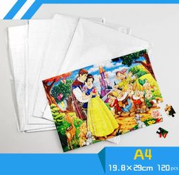 A4 Sublimation Blank Puzzle DIY Craft Puzzle For Sublimation Ink Transfer2282306