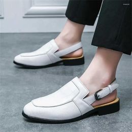 Sandals Special Size Without Lace Men Summer 2024 Blue Sneakers Shoes Men's Slippers Home Sports Latest Flatas Krasovka