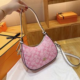 Designer Bags Are 90% Off Cheaper Womens 2024 New Crcent Bag Trendy Underarm Minimalist Shoulder Commuter Fashion