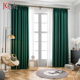 Curtains JCyh Luxury Blackout Curtains for Living Room Bedroom Readymade Blinds Curtain for Window Cortinas Rideaux Highshading 95%