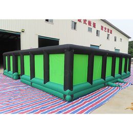 outdoor activities Customised 10x10x2mH (33x33x6.5ft) giant inflatable maze laser tag game labyrinth puzzle field1