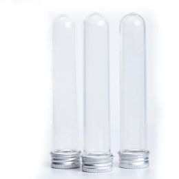 wholesale 40ml packing bottles mask bath salt test PET tube with Aluminium cap plastic Cosmetic Packaging ZZ