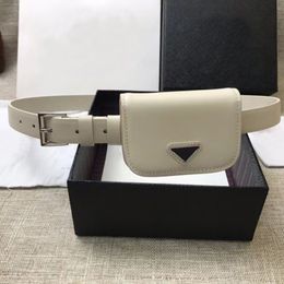 2021 high quality waist bags fashion unique belt and satchel combination designer bag detachable real leather party shopping box284d