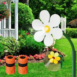 Sprinklers Garden Sprinkler Watering Tool Flower Shape Crazy Whirling Yard Sprinklers Funny Dancing Daisy Daisy Lawn Watering Sprinklers