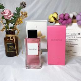 Womens Perfume 100ML EDT Spray Cologne Brand Female Natural Long Lasting Pleasant Flowery Fragrance Notes Ladies Sexy Charming Scent for Gift 3.3 fl.oz Wholesale