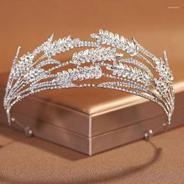 Hair Clips Baroque Crown Wedding Bride Elegant Accessories For Women Tiaras Party Queen