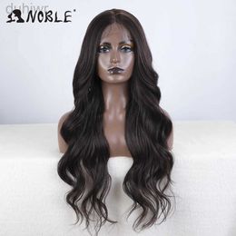 Synthetic Wigs Synthetic Wigs Synthetic Lace Front Wigs For Women Super Long Body Wavy With Hair Lace Wig Brown Cosplay Wigs Heat ldd240313