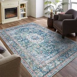 Carpets Persian Carpet Living Room Bedroom Decor Vintage Rug Home Decoration Machine Washable Floor Mat Lounge Area Rugs Tapis