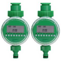 Timers Automatic Green LCD Timer Water Irrigation Digital Programmable Garden Lawn Hose Faucet Water Controller Auto and Manual Mode