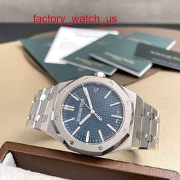 AP Fancy Watch Highend Watch Royal Oak Series 15510ST Blue Disc Mens Business Fashion Leisure Sports Mens Watch Single Watch