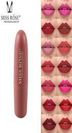 Miss Rose Moisture matte lipstick 18 Colours women beauty sexy red lipstick pigment waterproof long lasting velvet lip balm8254302