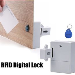 Electronic Lock Drawer Door Invisible Hidden Opening Intelligent Sensor Cabinet Lock Locker Wardrobe Lock Security Keyless 20229E